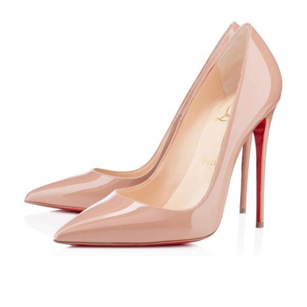 Christian Louboutin Heels So Kate 120 Patent Nude